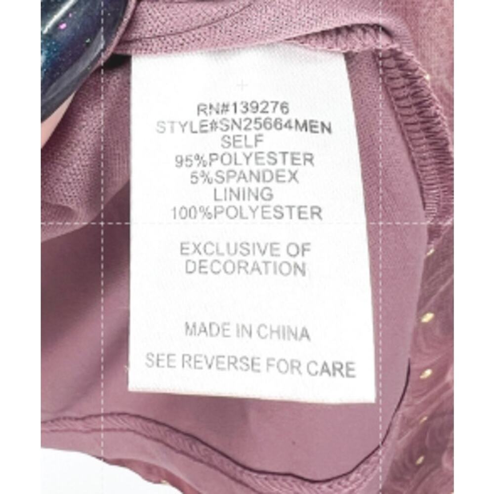 Stitch Fix LES SEREIN Womens Sequin Sheer Top Small Purple Long Sleeve NWT - Picture 7 of 7
